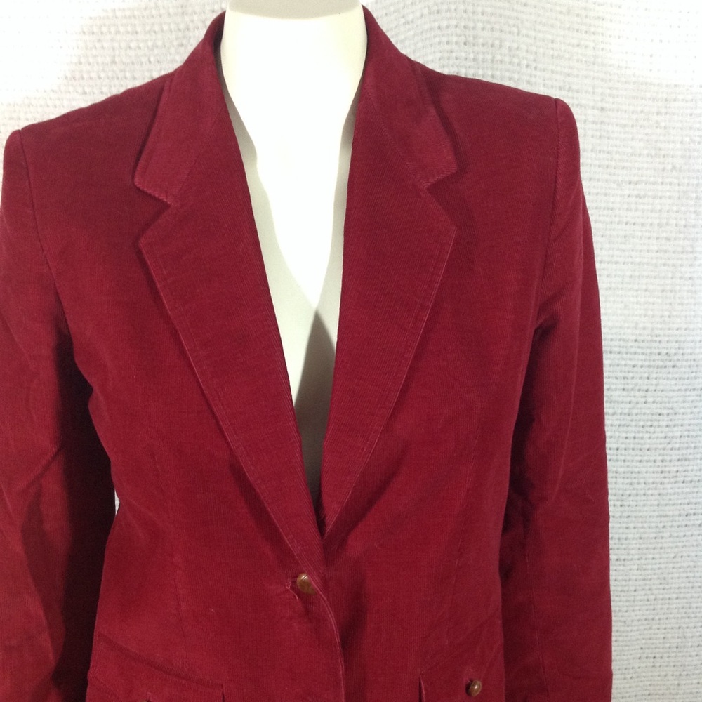 Vintage Corduroy Blazer Union Made 6 Petite
